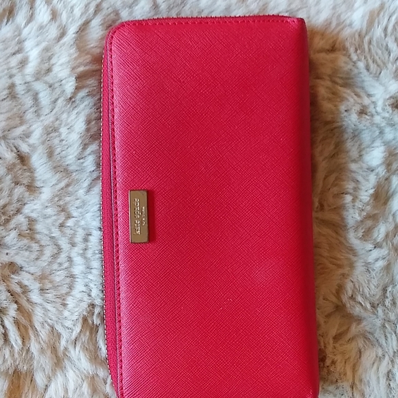 Kate Spade large red wallet. Tote sold separately. - Picture 1 of 5